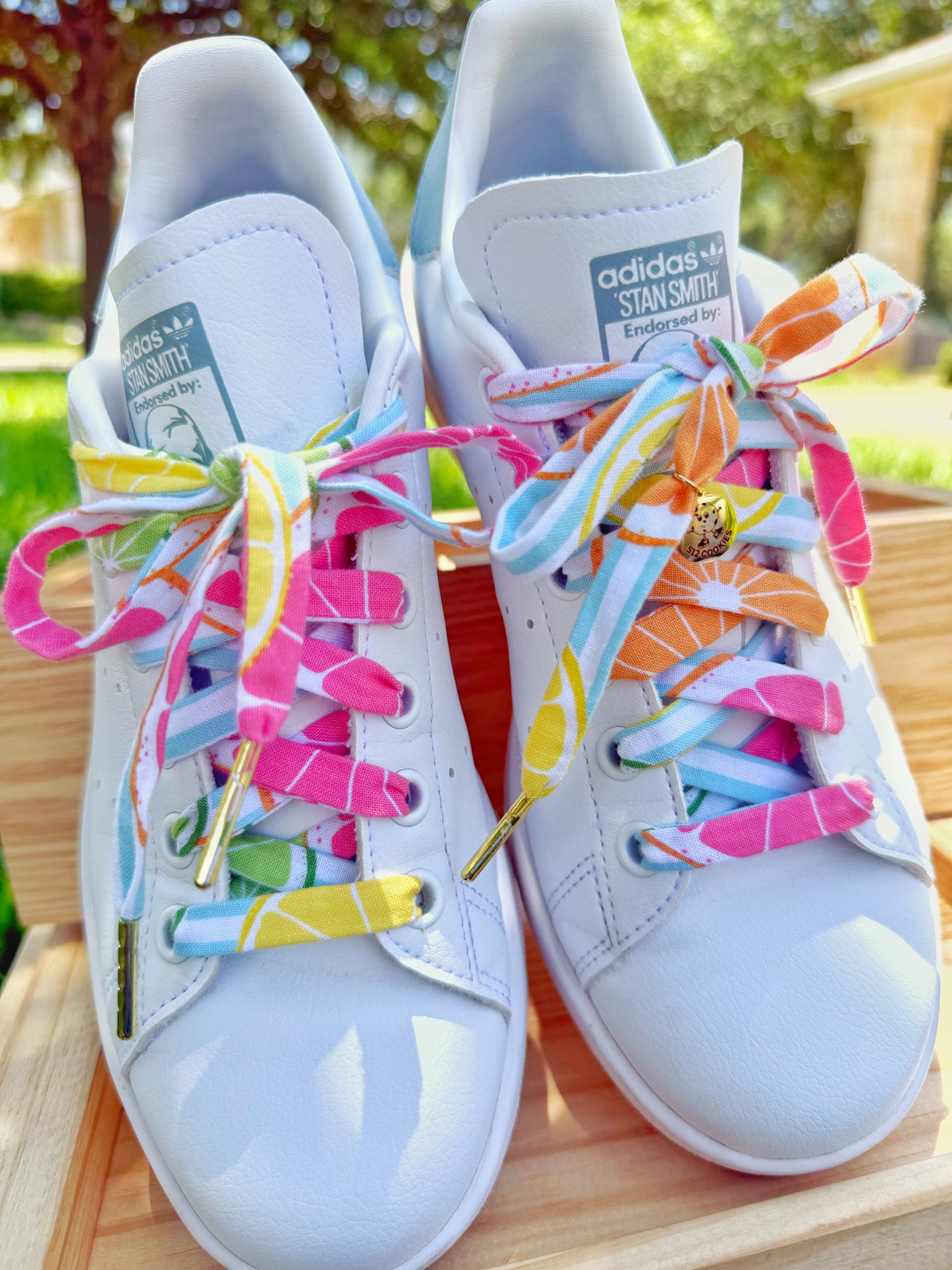 Lemonade print Laces