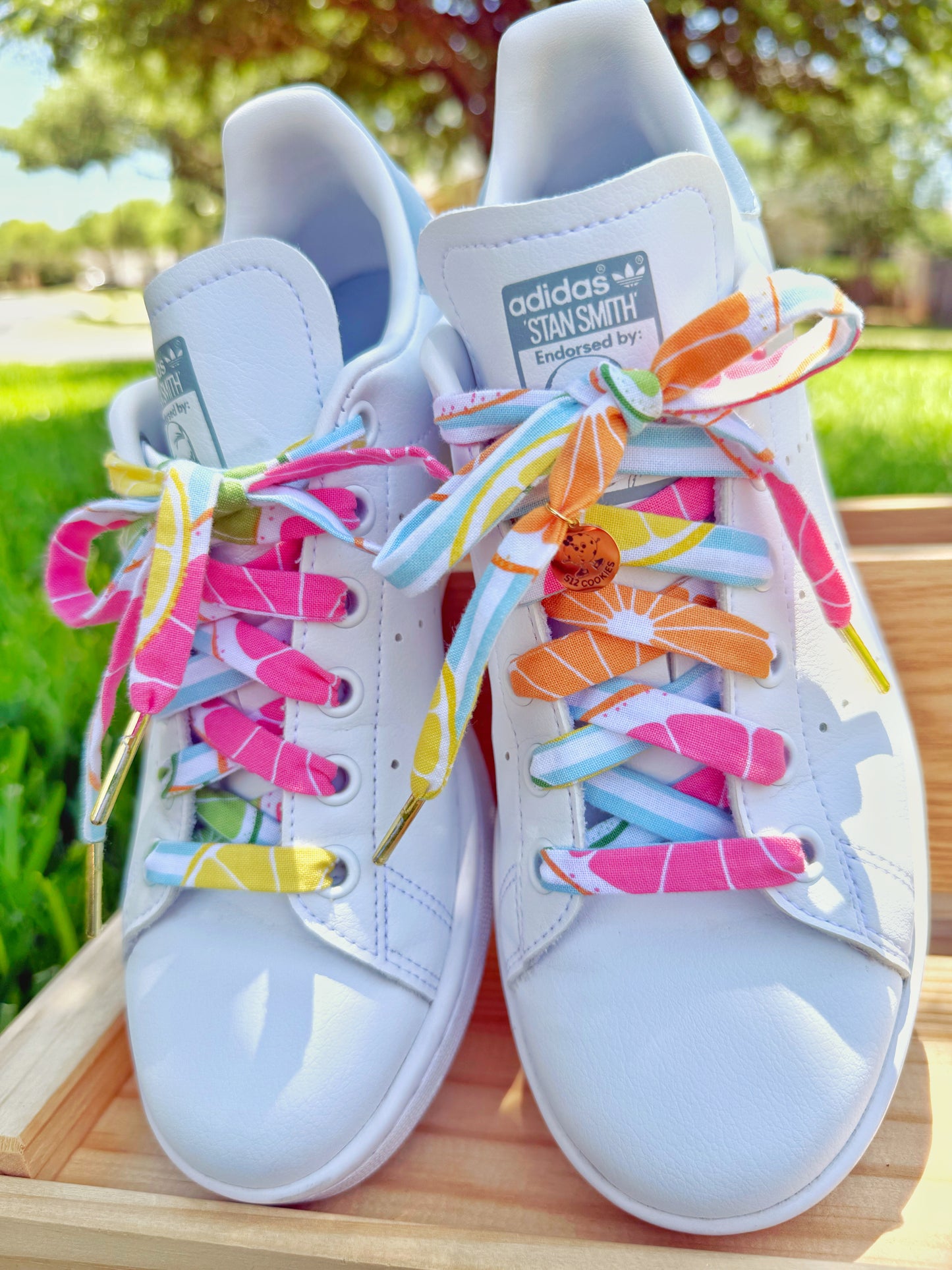 Lemonade print Laces