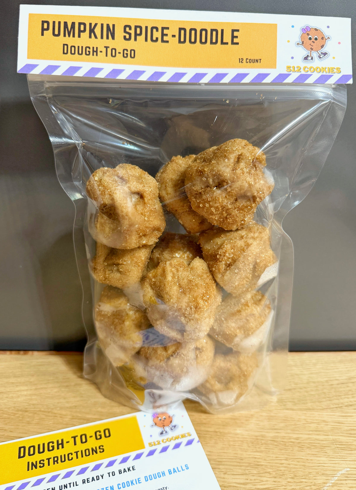 Pumpkin Spice-Doodle – Dough To Go
