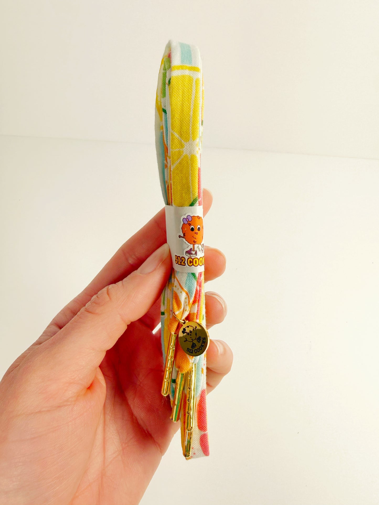 Lemonade print Laces