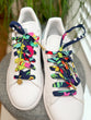 Navy Bright Flowers Laces