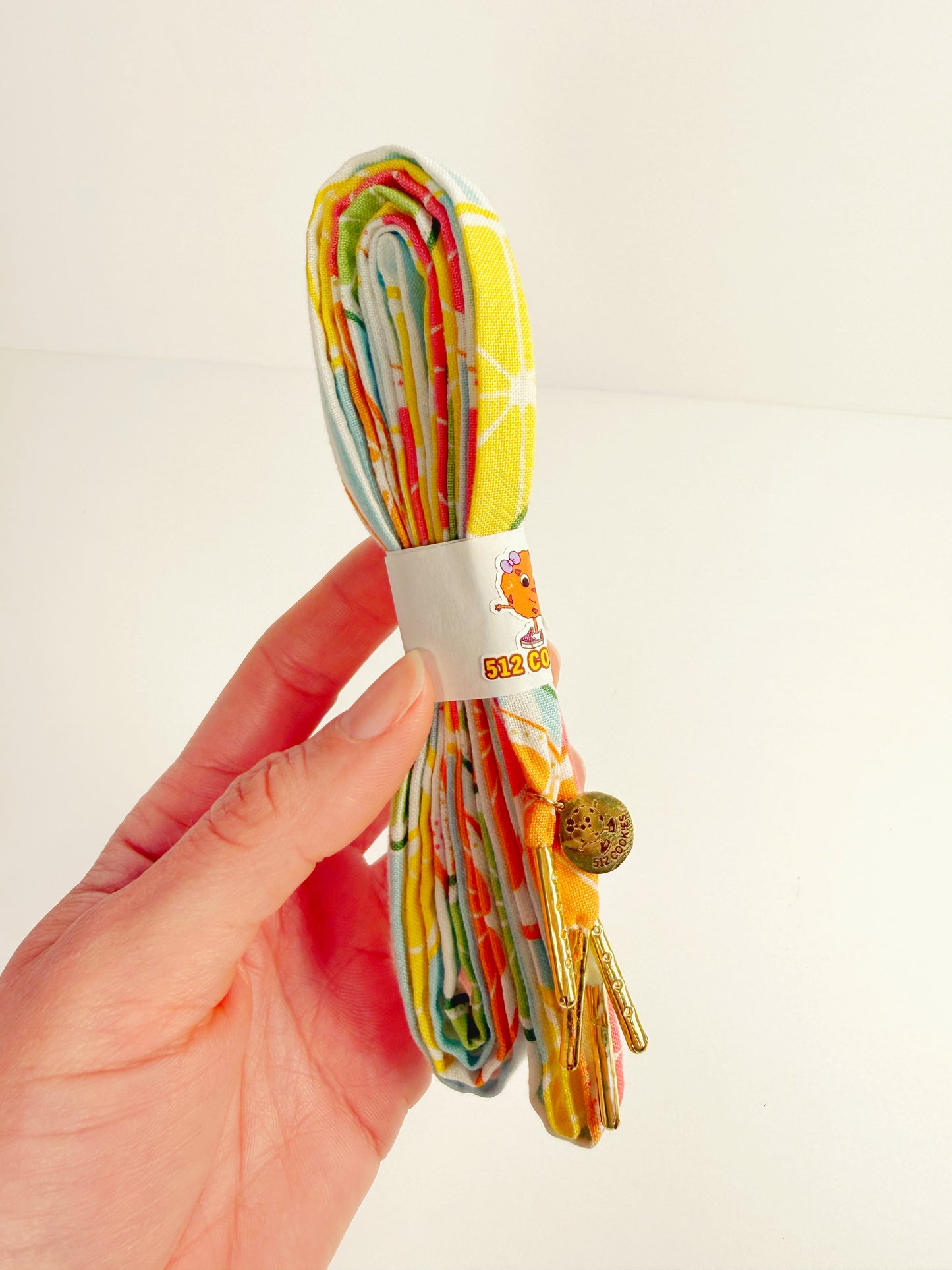 Lemonade print Laces
