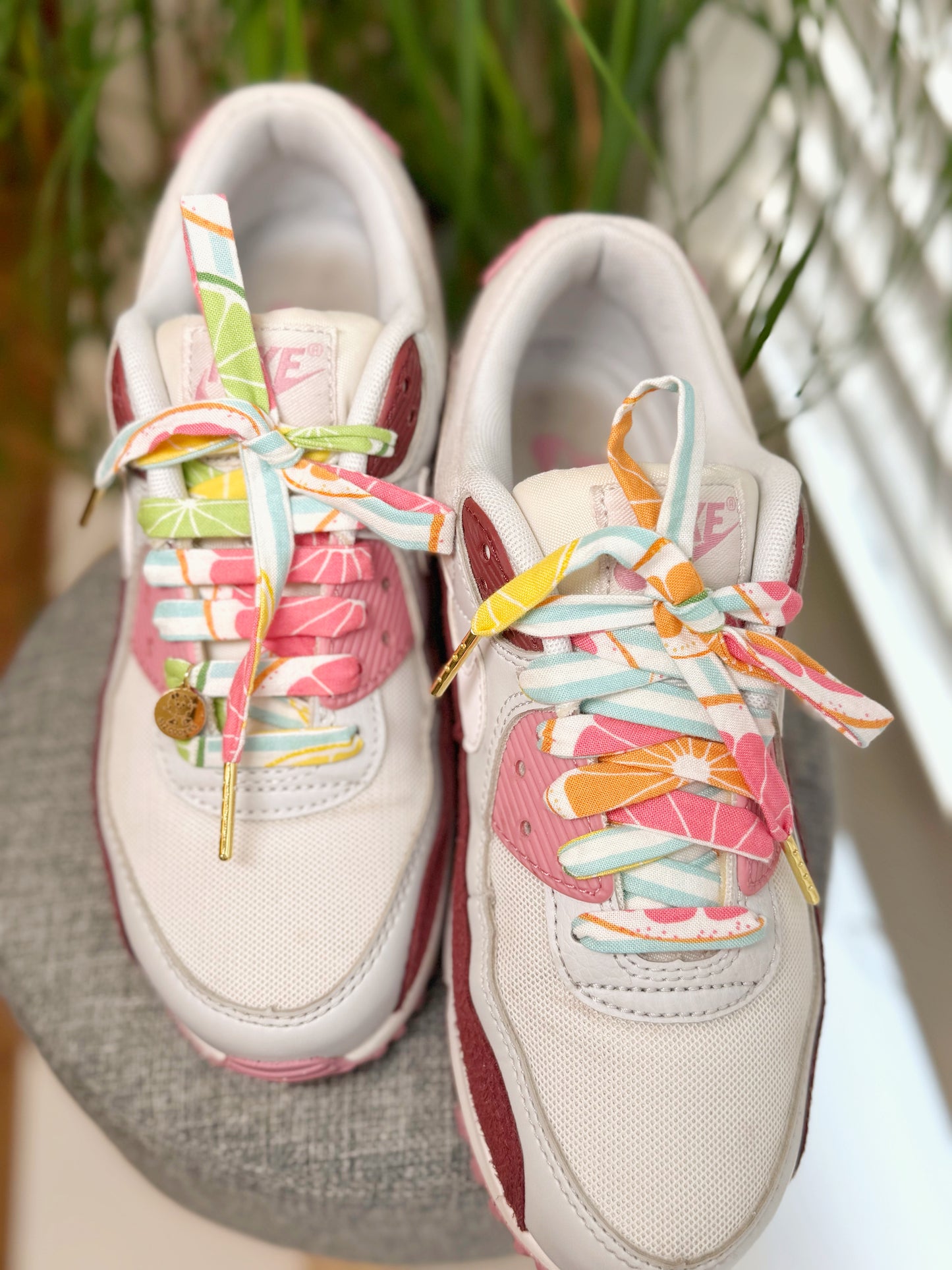 Lemonade print Laces