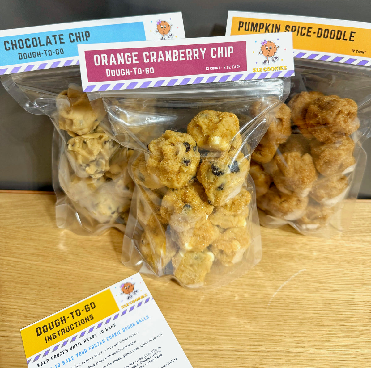 3 Pack Variety Bundle – Dough To Go