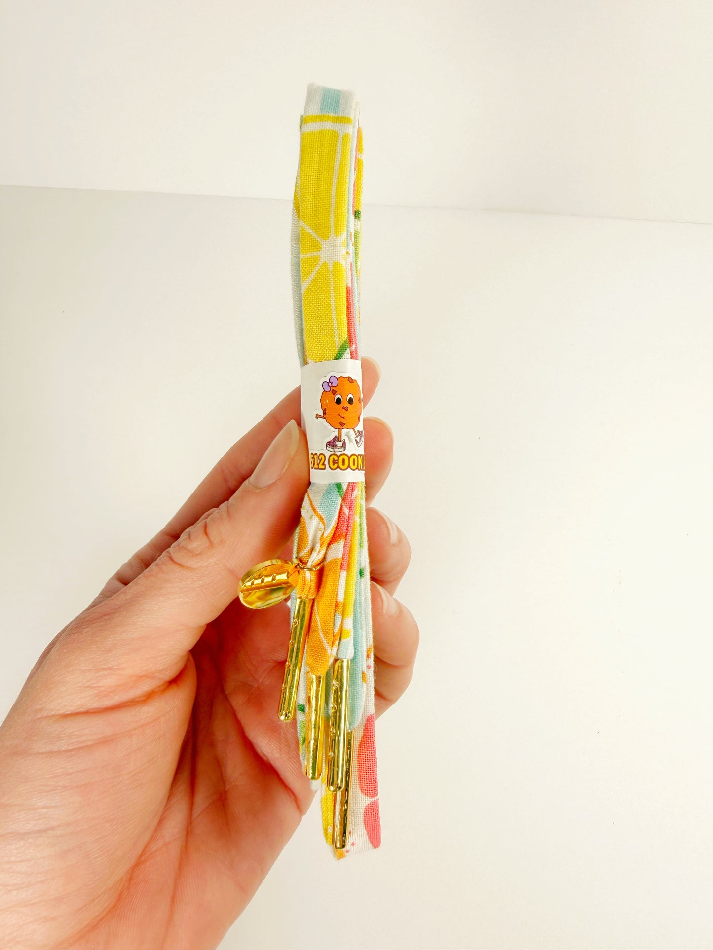 Lemonade print Laces