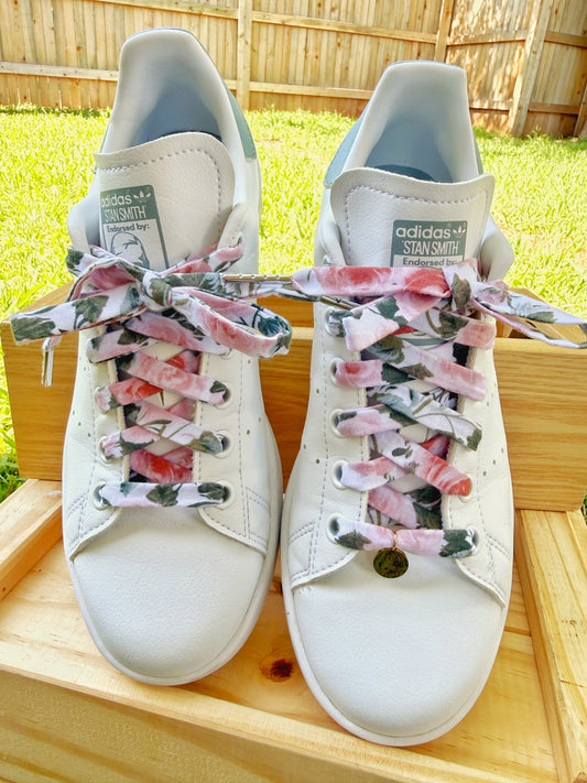 Pink Roses Garden Laces