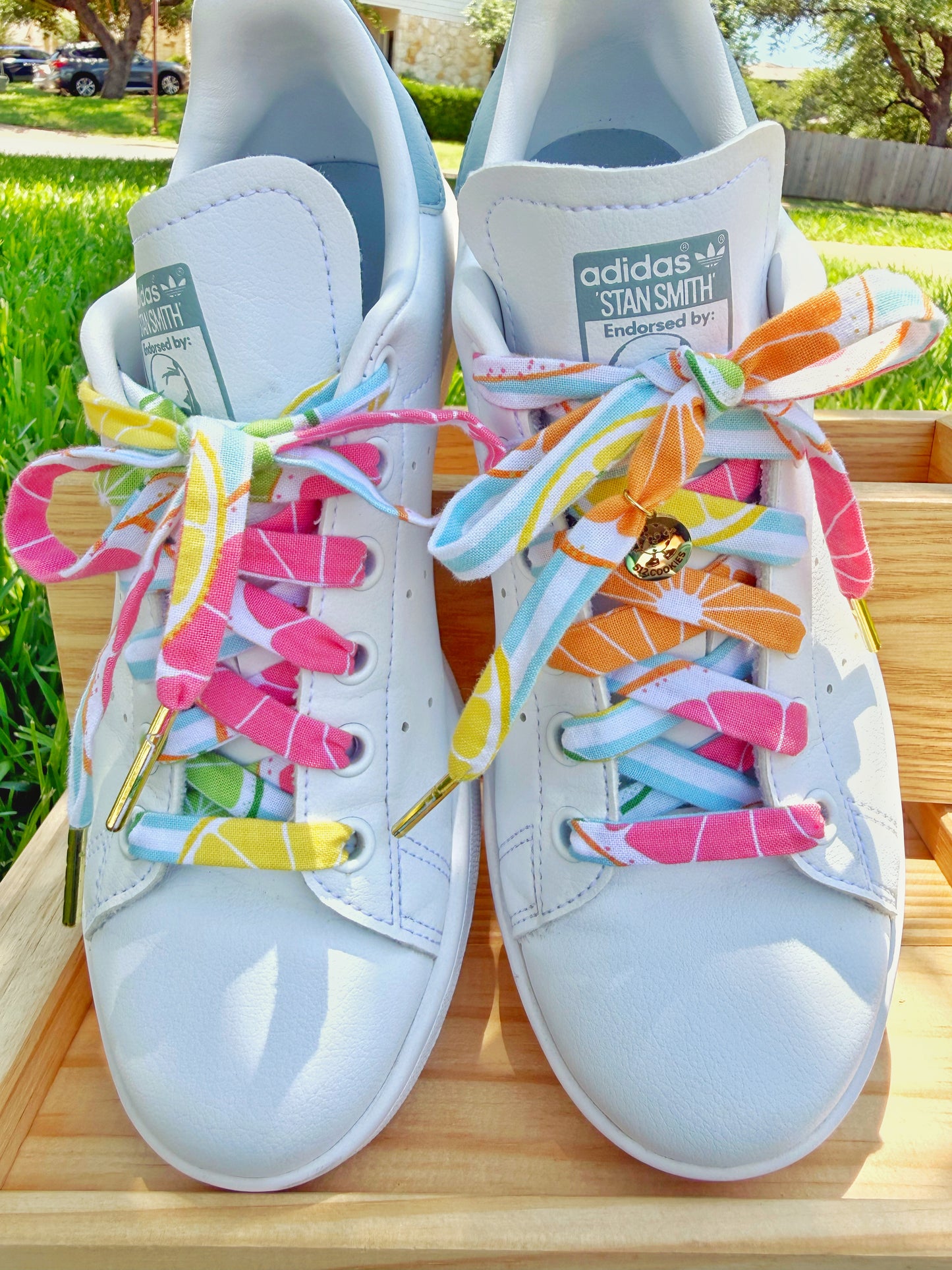 Lemonade print Laces